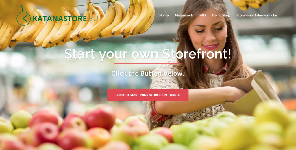 KATANA Storefront of IoT Platform to support selling of agrifood products